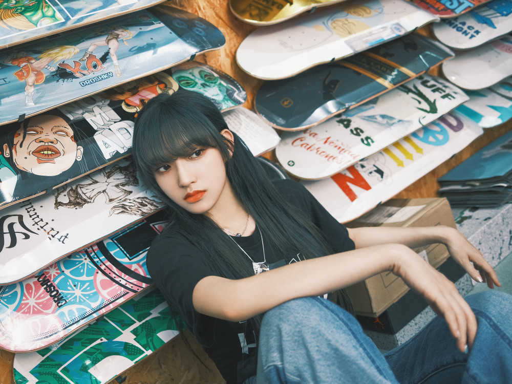 程潇‖滑板少女