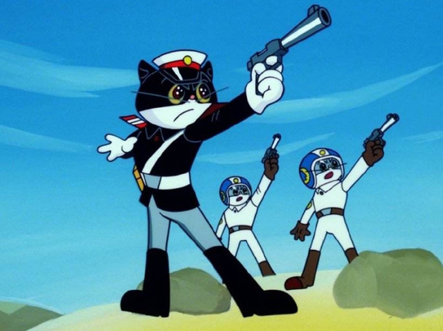 《黑猫警长》一只黑猫跟两只白猫再加坏蛋一只耳的故事.