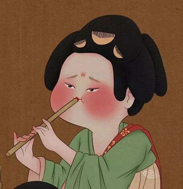 相信大家都知道,唐朝是一个以胖为美的朝代,因而在唐朝的众多绘画作品