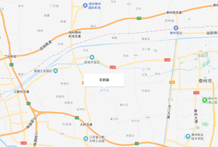 和 扬州港 ,北接 328国道 , 江海高速 , 宁启铁路 和 扬州泰州机场