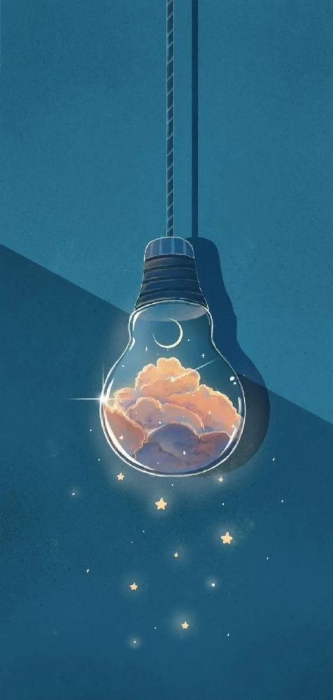 治愈系的小清新意境插画壁纸