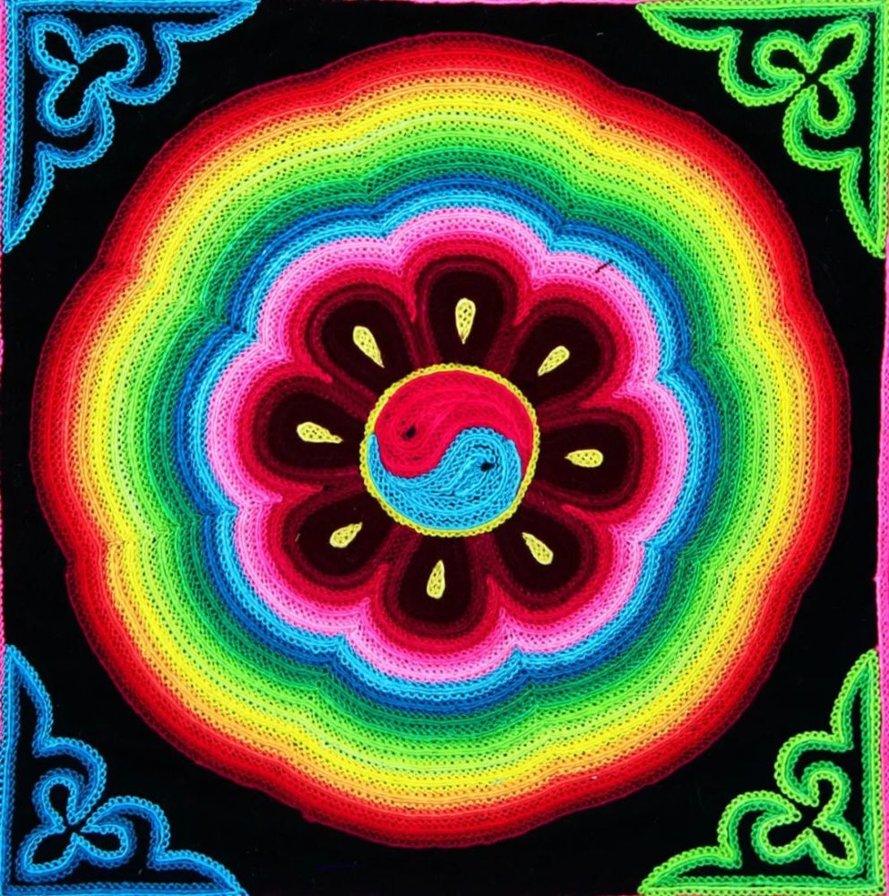 手工艺|土族盘绣 指尖上的彩虹