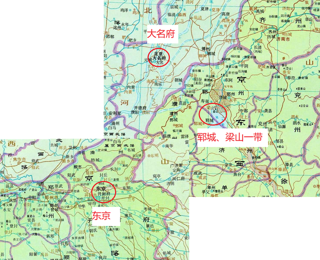 用地图说话,来看看《水浒传》里的地理错误