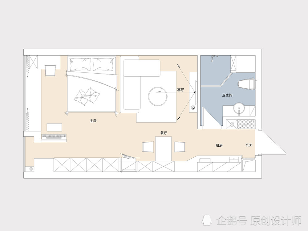 40岁阿姨为了自由买36平单身公寓独居装中式风美观又有文化感