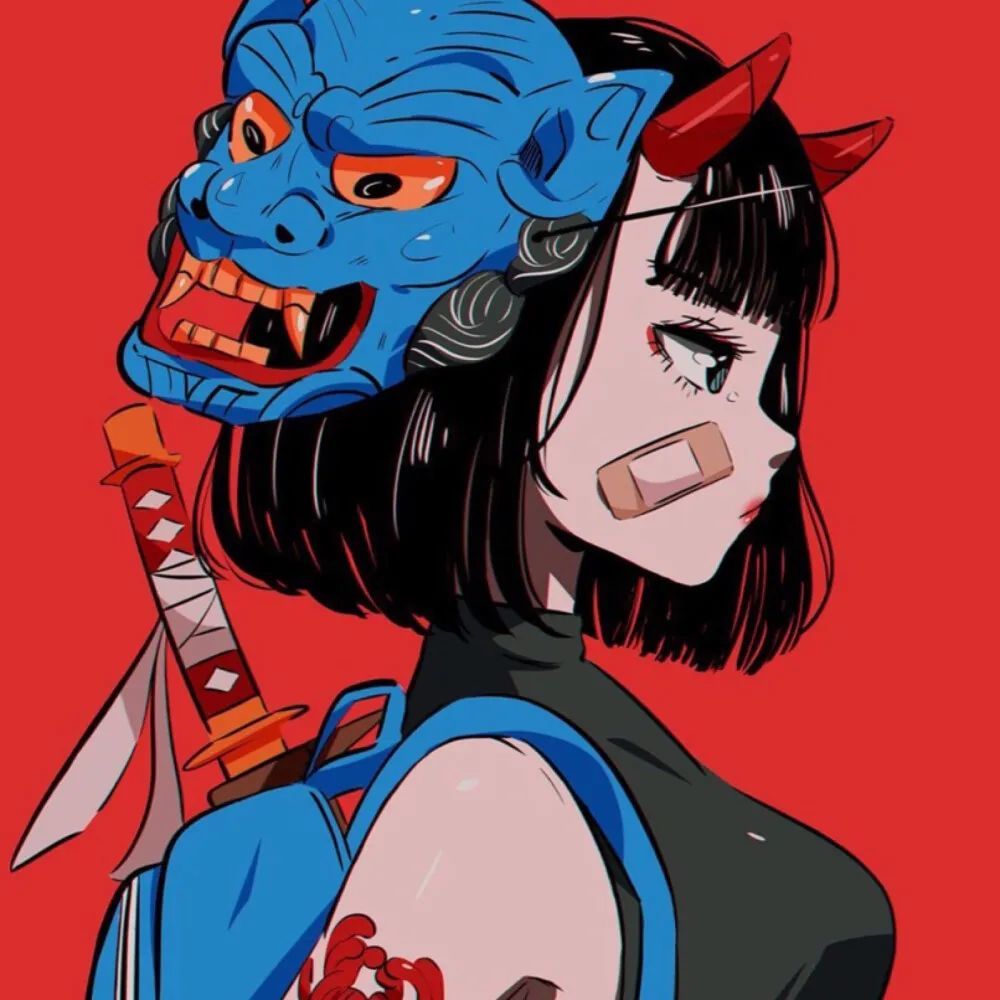 微信头像|暗色系超霸气女生动漫头像,御姐萝莉都有哦!
