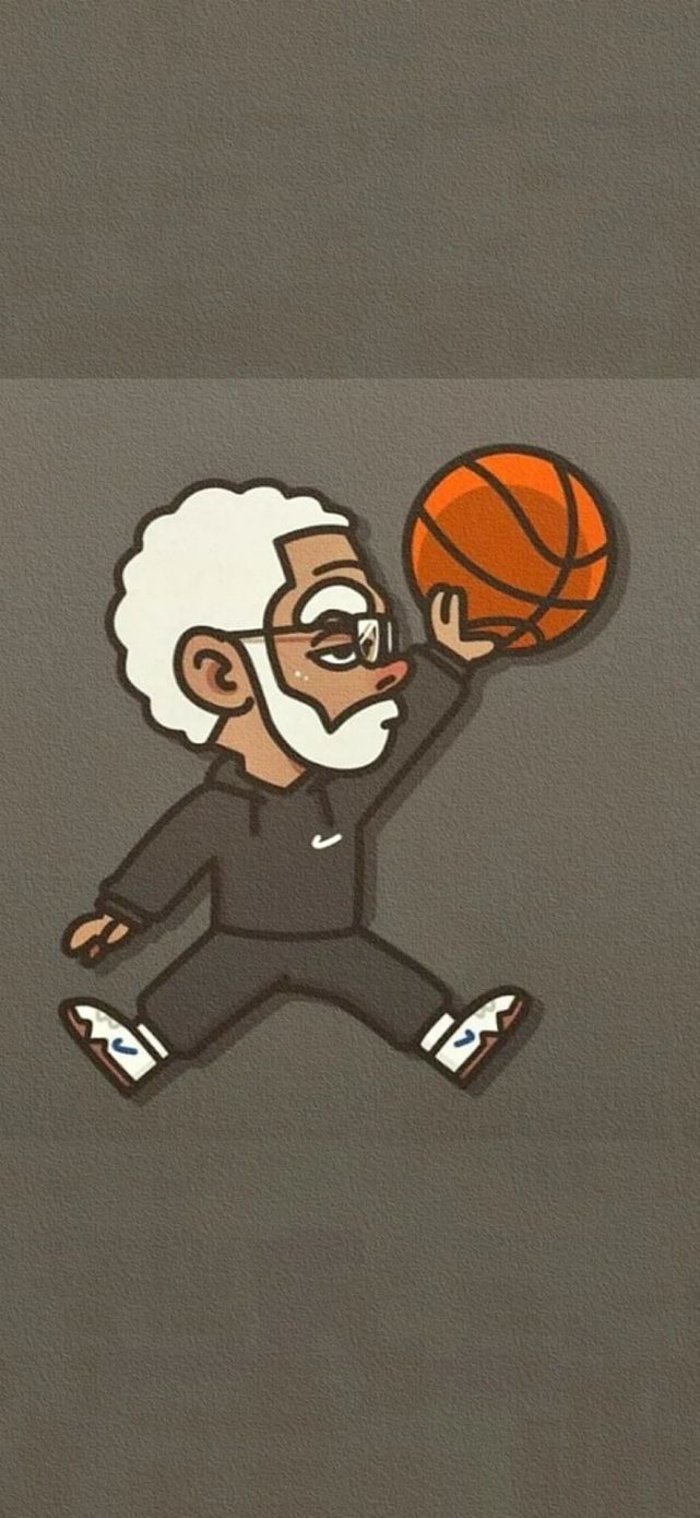 极简风格 太空人 创意壁纸丨nba篮球超清壁纸1117期