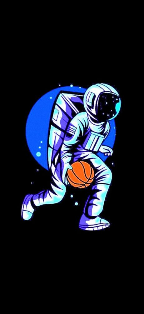 极简风格 太空人 创意壁纸丨nba篮球超清壁纸1117期