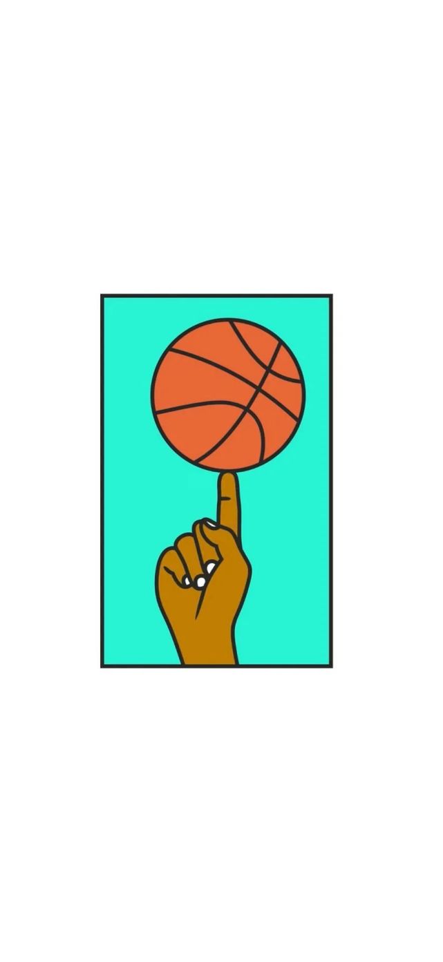 极简风格 太空人 创意壁纸丨nba篮球超清壁纸1117期