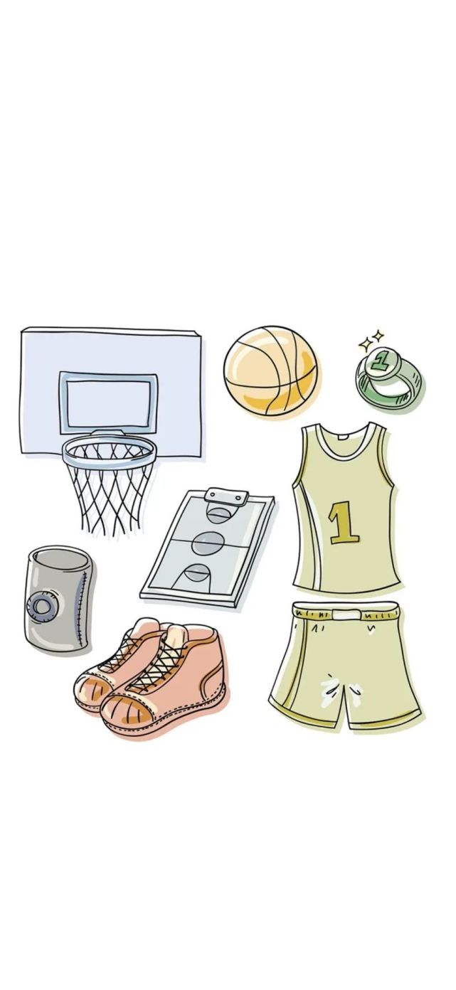 极简风格 太空人 创意壁纸丨nba篮球超清壁纸1117期