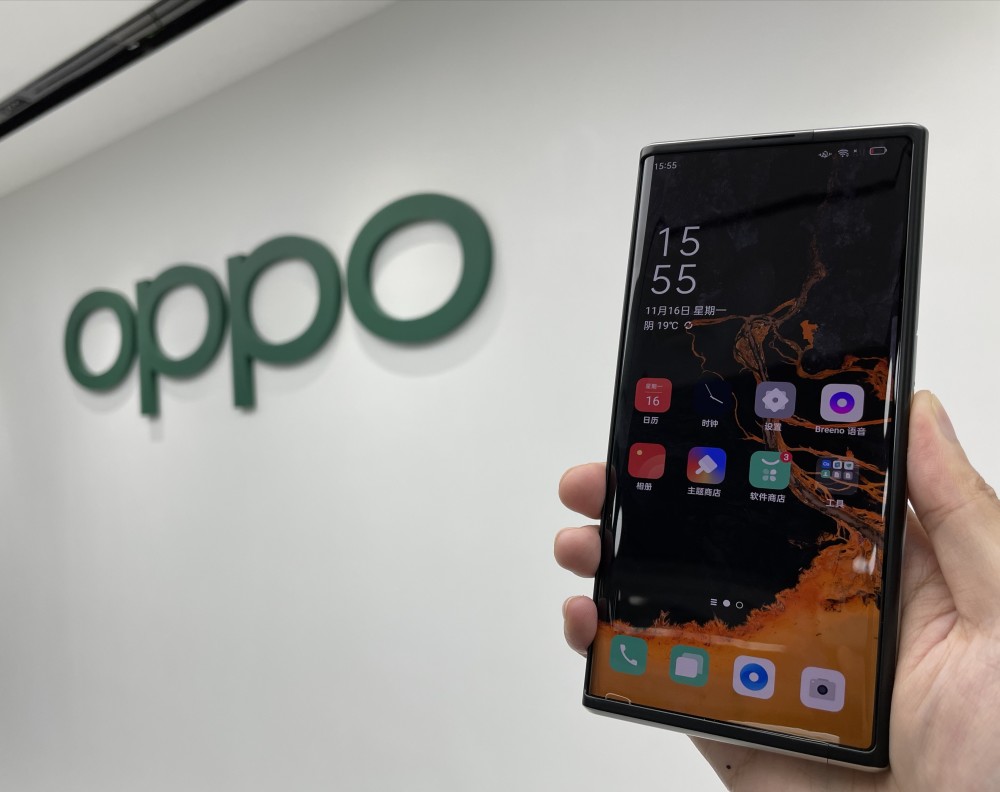 oppo x 2021卷轴屏概念机发布:超酷无