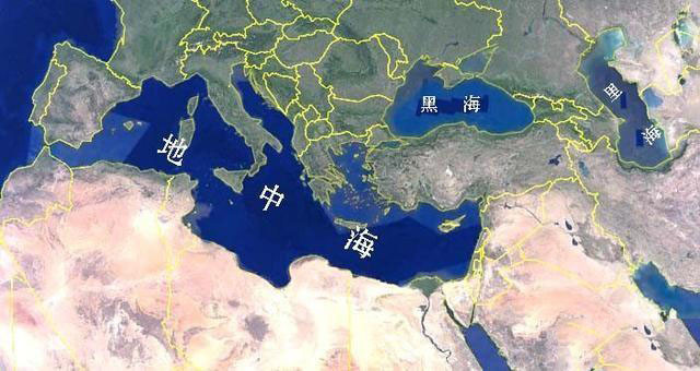 看上图,黑海是海不是湖泊,里海是湖泊不是海,马拉