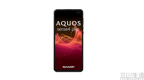 aquos sense4 plus采用的是双孔开孔屏的设计,开孔位置位于屏幕右上角