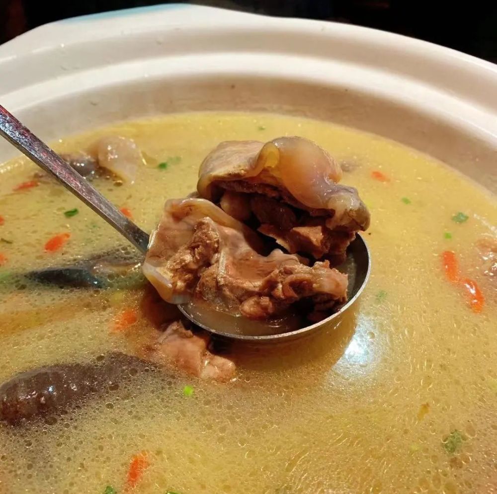 谐意"龟鹤遐龄"的甲鱼鸽子汤