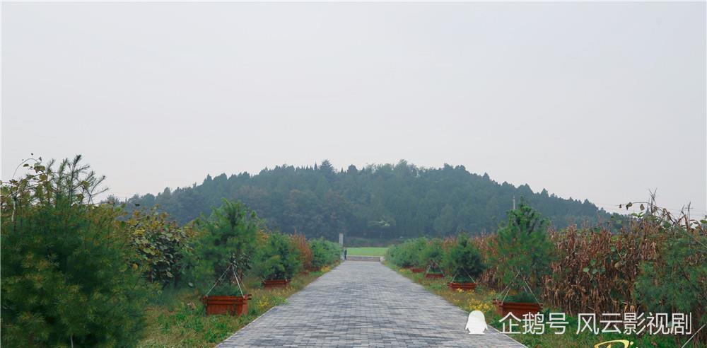 陕西杨凌区神秘的泰陵建筑,藏在农田中,与终南山只相隔一条渭河
