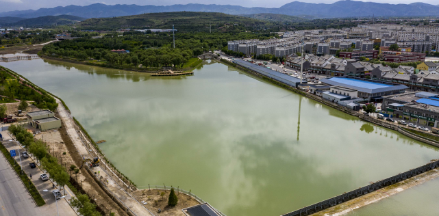 治理后的清水河城区段