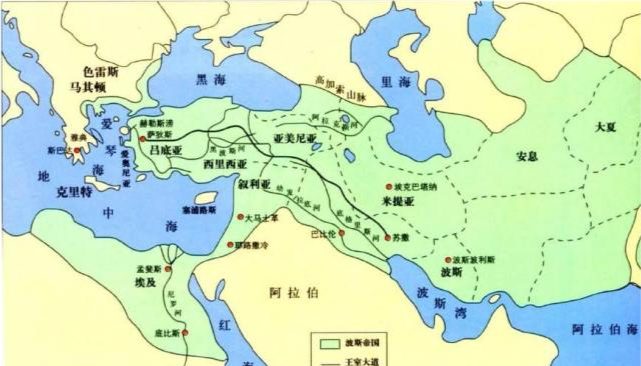 波斯帝国地图