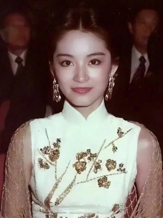 林青霞年轻时是大美人,一袭刺绣旗袍温柔典雅,如今66