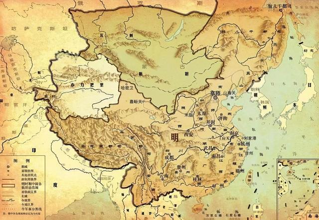 明朝的版图到底有多大?国土最大值在明初,明末疆域发生很大变化