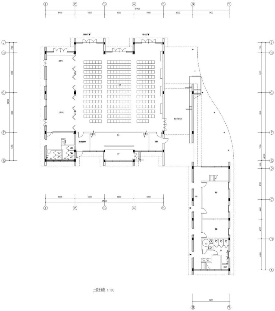 新作|流动屋面下的乡村聚落-台州 小伍份村文化礼堂/园·舍建筑景观