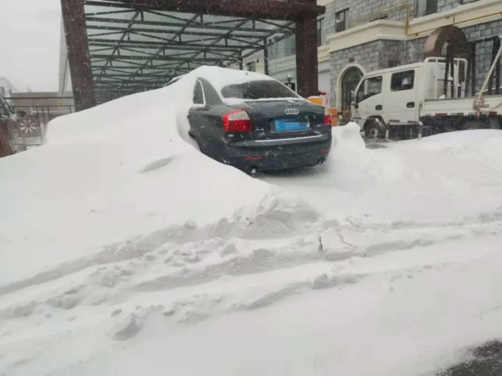 内蒙古中部和东南部等地出现大到暴雪, 黑龙江牡丹江,内蒙古通辽和