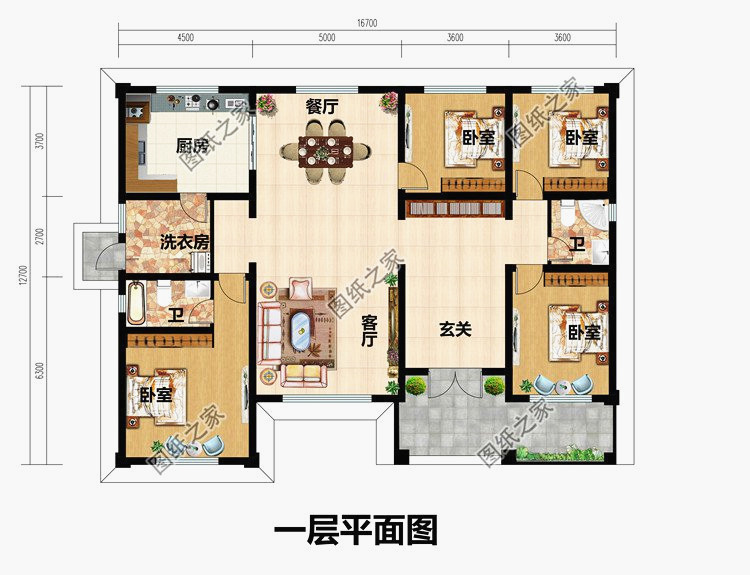 农村一层最美房屋,住着好又美观,不比高层别墅差