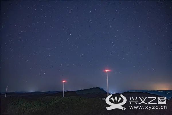 兴义七舍风力发电站的星空到底有多美?来了你就知道