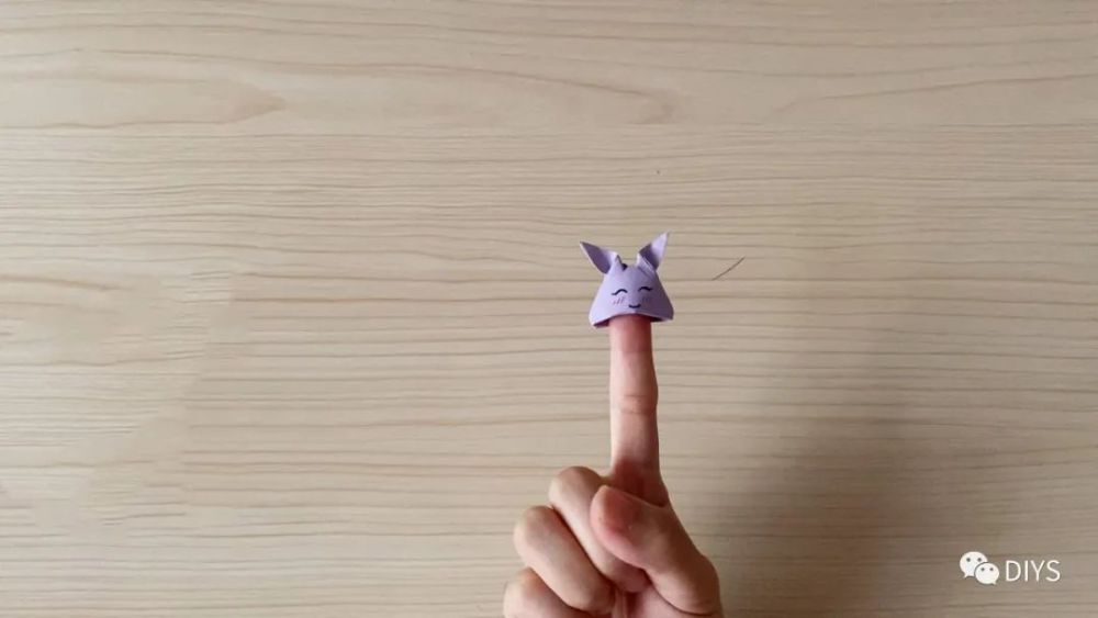 "折纸教程"手指玩偶的折叠方法!