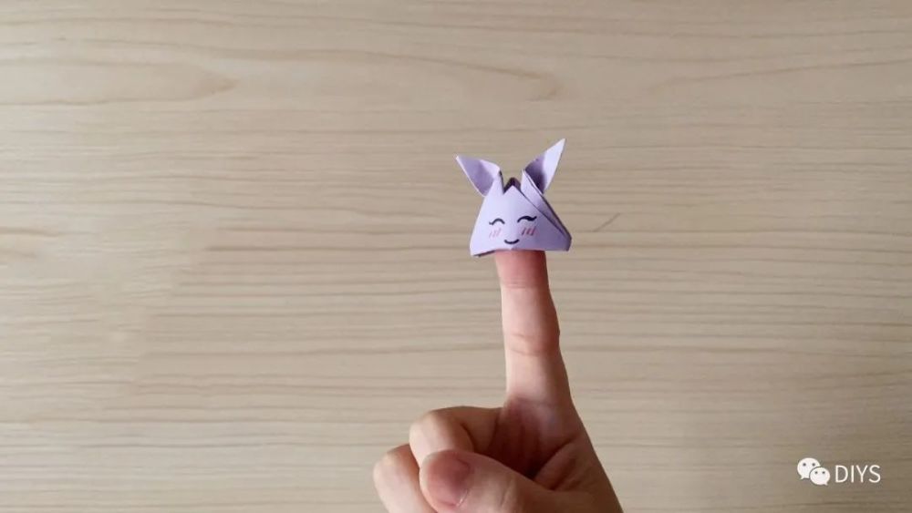 折纸教程手指玩偶的折叠方法