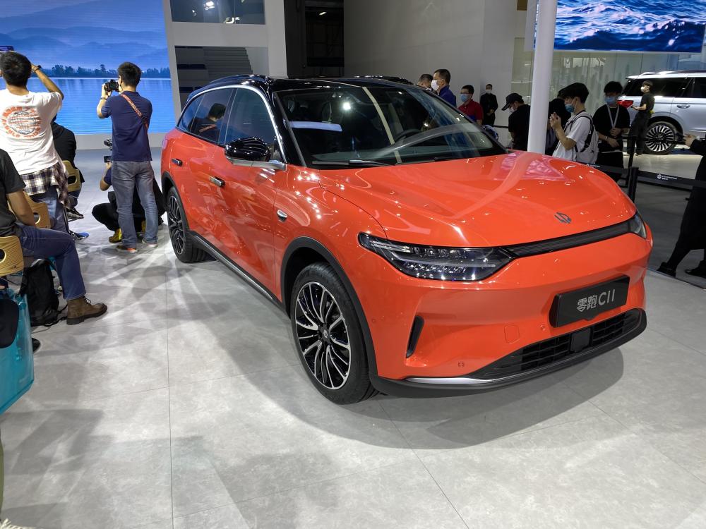 零跑汽车旗下的全新中型纯电动suv——零跑c11首发亮相,并公布预售