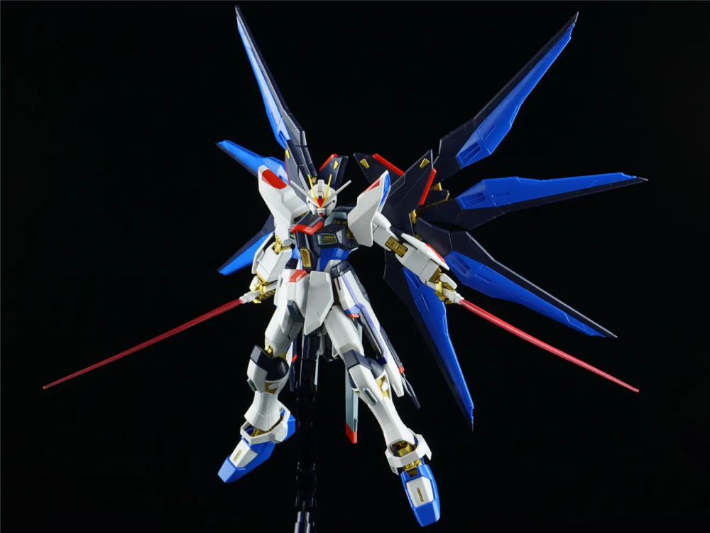 【高达】最帅最强!mg 强袭自由高达 full burst mode