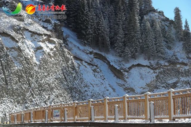 组图丨骄阳看雪乌鲁木齐南山喊你来看雪景