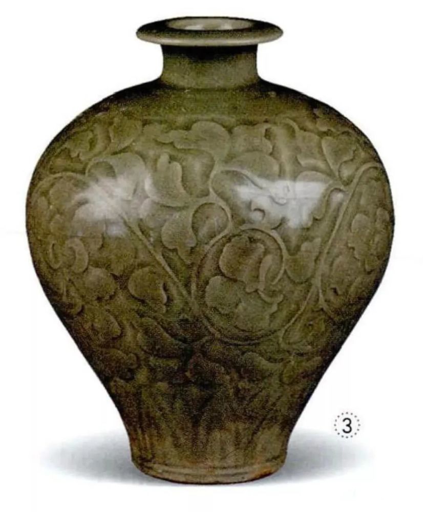 (图3)耀州窑青瓷刻花缠枝牡丹纹经瓶 元佑八年(1093年)吕氏家族墓地