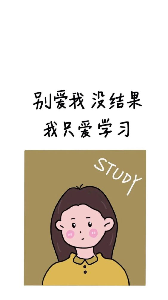 壁纸|别爱我,没结果,我只爱学习!