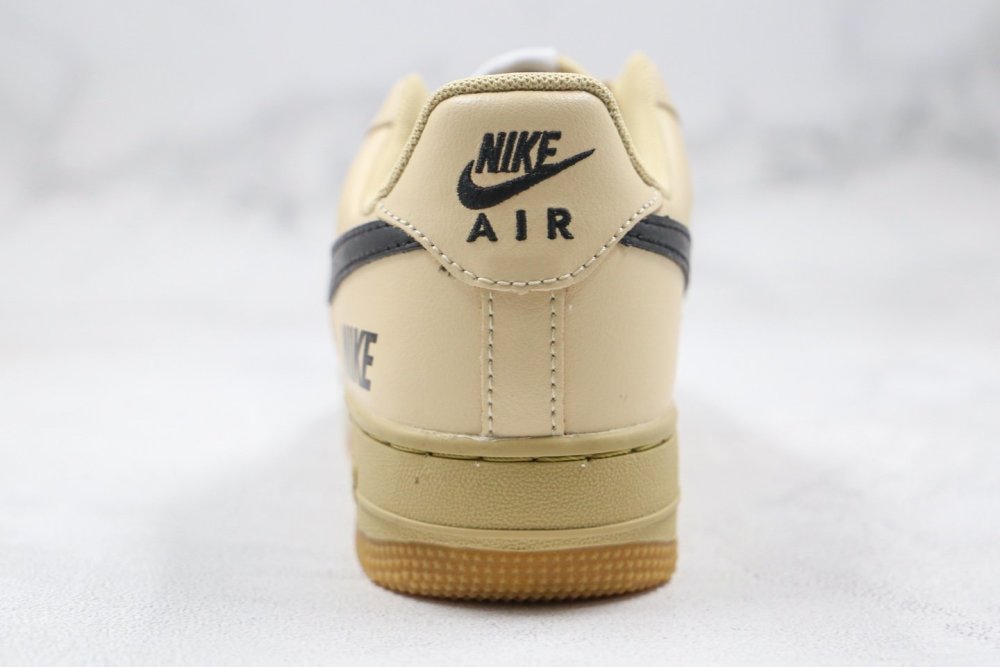 克nike air force 1低帮空军一号机能卡其色板鞋