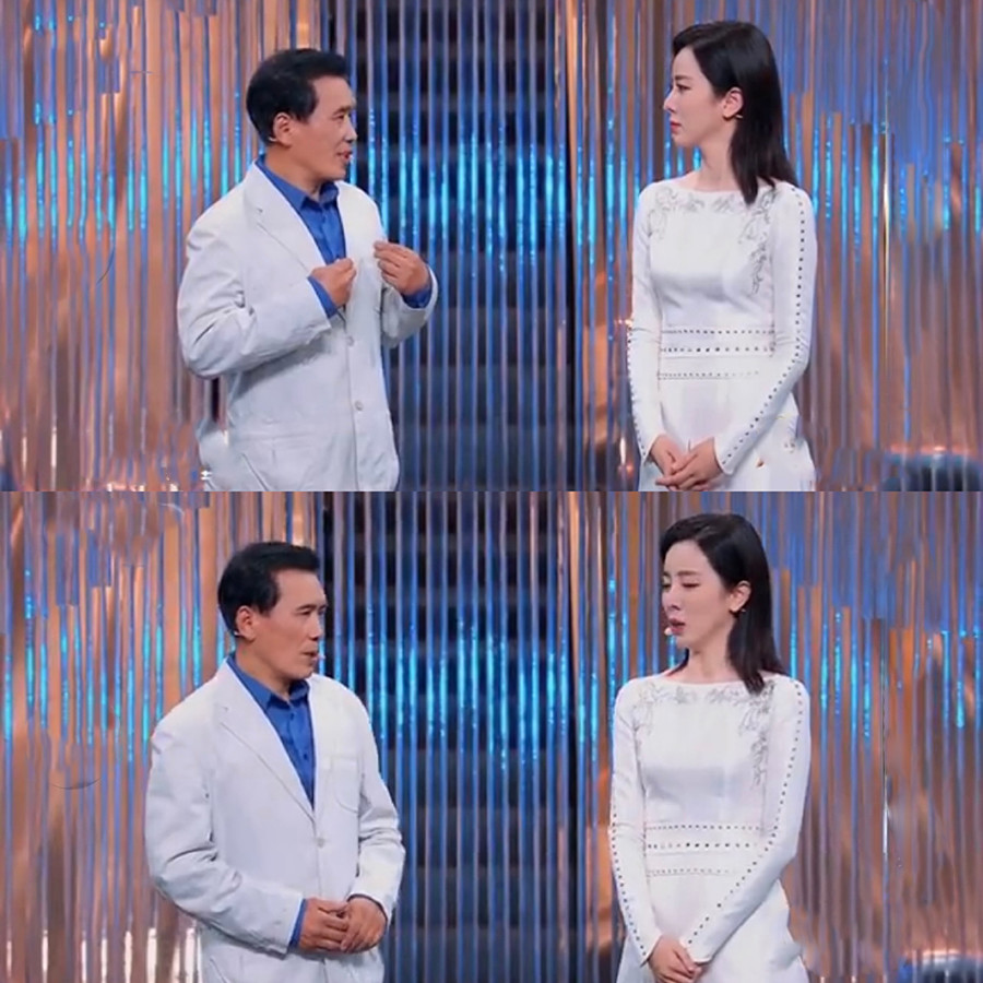 李思思太惊艳了!礼服领口开出直角肩,近照气质高雅让人着迷
