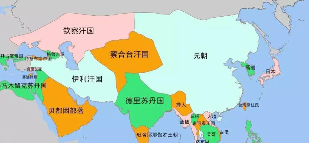 蒙古四大汗国是什么它们与元朝的关系又是怎样的