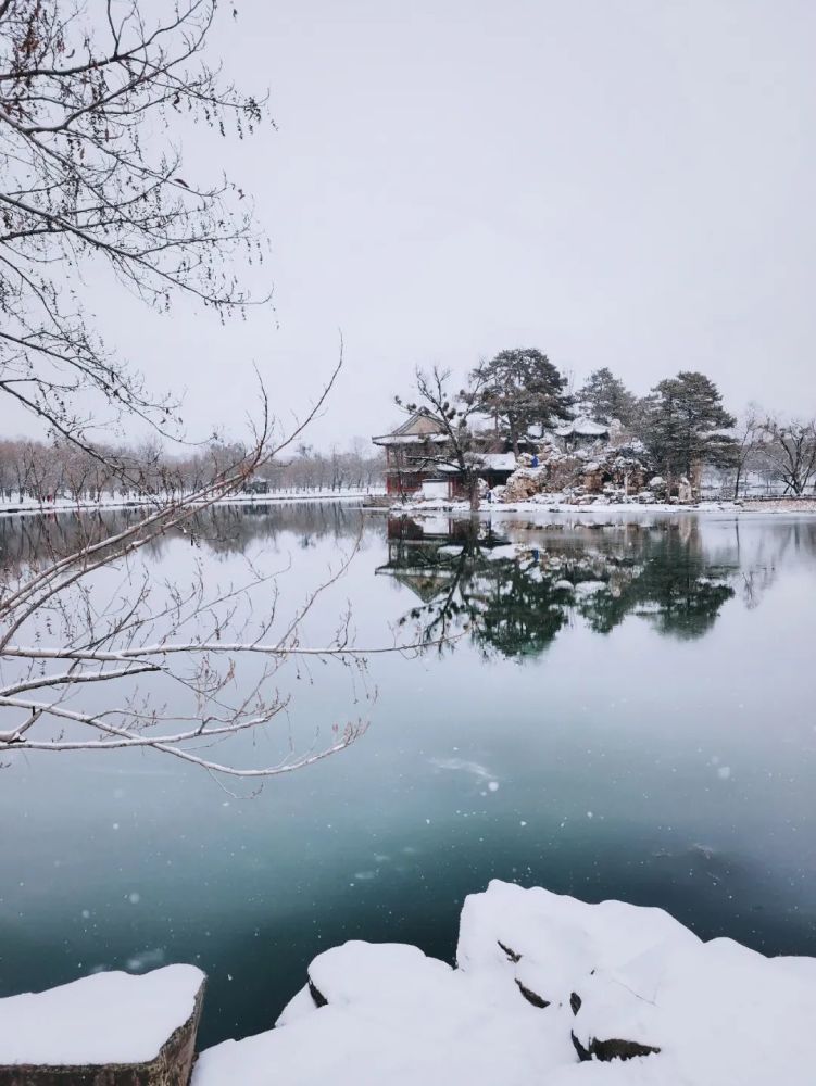 有一种"屏保"叫避暑山庄雪景,真·视觉盛宴!