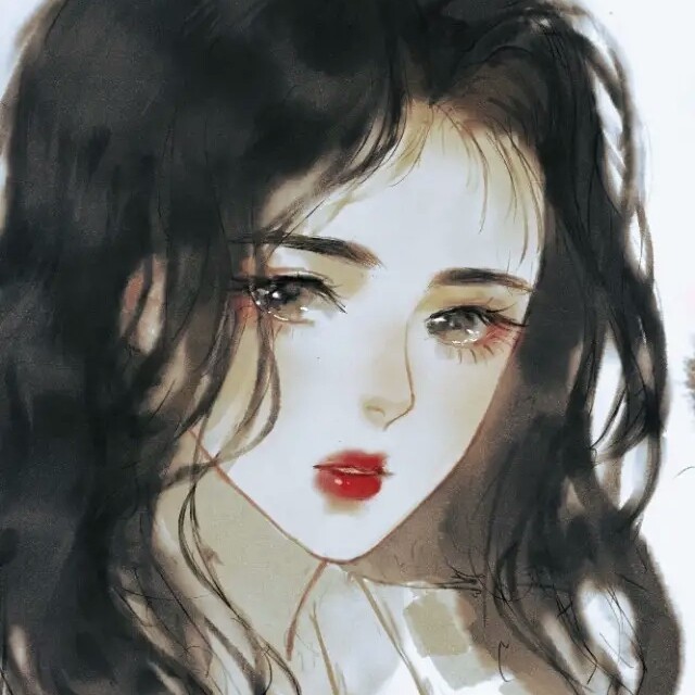 绝美小众手绘头像
