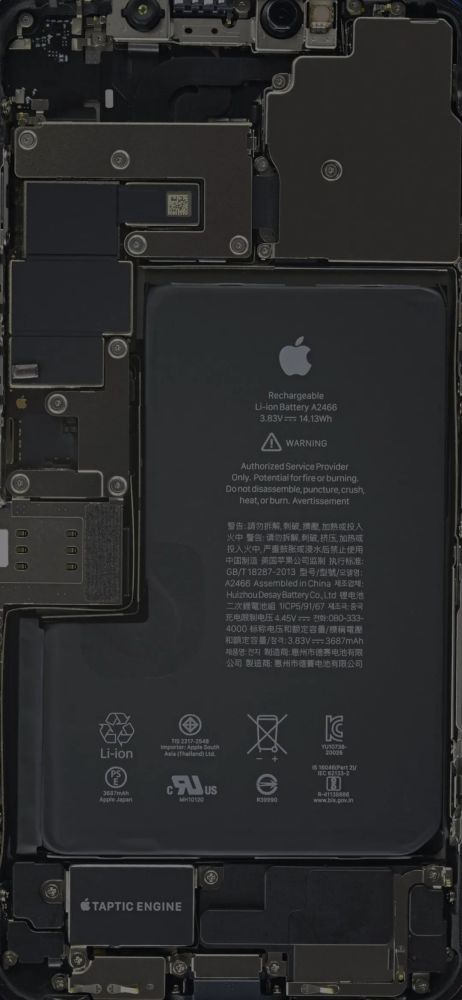 iphone    pro max拆机壁纸