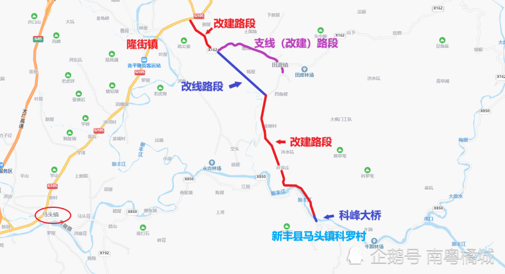 广东河源s341省道改造工程,路线全长16.4公里,道路为双向2车道