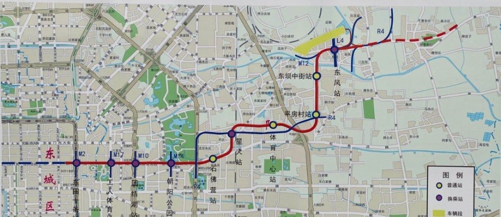 北京地铁3号线,今起从这儿下穿2号线