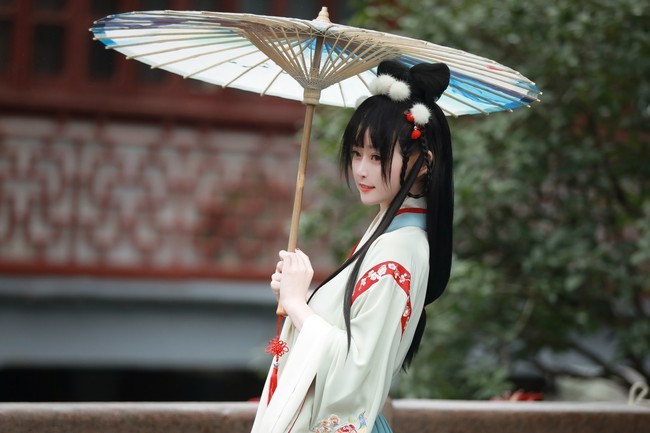 古装汉服cosplay——古巷悠悠