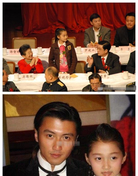 谢霆锋童年女装照撞脸关晓彤,小时候五官太好看了,是婷婷本婷!