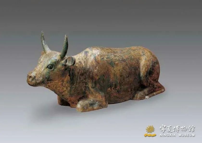 鎏金铜牛:西夏陵出土