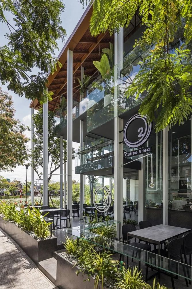 旅游 小型公共建筑设计:越南o2咖啡店/案例