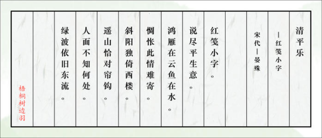 "红笺小字,说尽平生意—晏殊《清平乐》赏析及小令创作浅谈