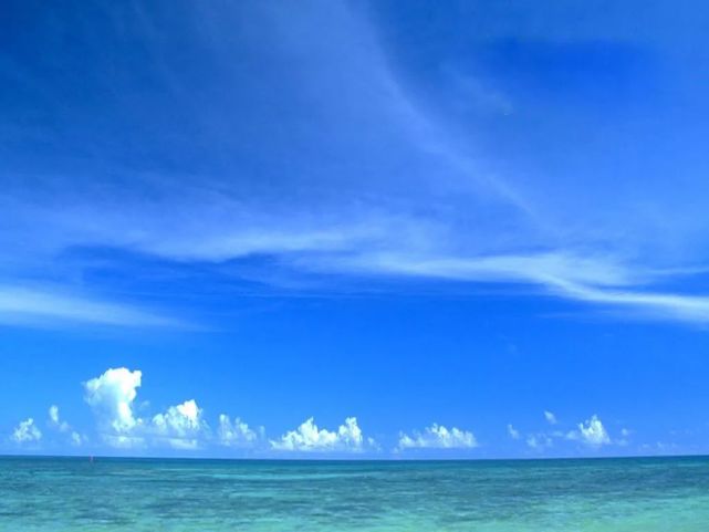 碧海蓝天100图