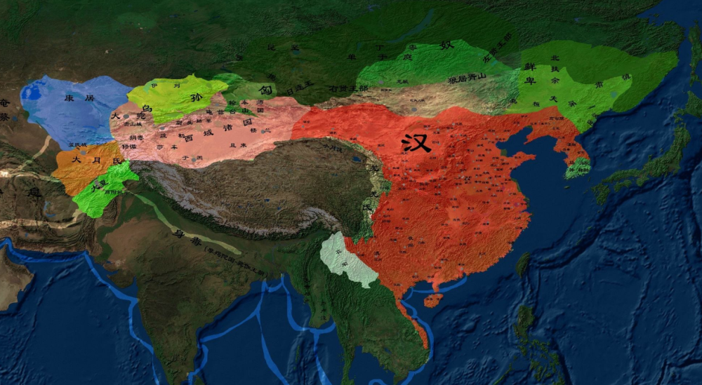 西汉和东汉的人口_西汉版图和东汉版图(3)
