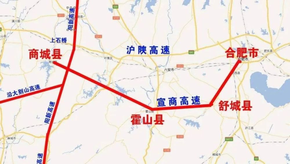 起于千人桥镇三汊河村,向西经桃溪镇南,于柏林乡上跨在建的合枞高速