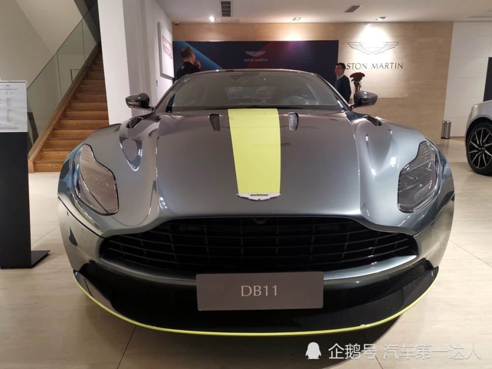 阿斯顿马丁 db11 v12 amr 斯特林绿/暗黑骑士黑